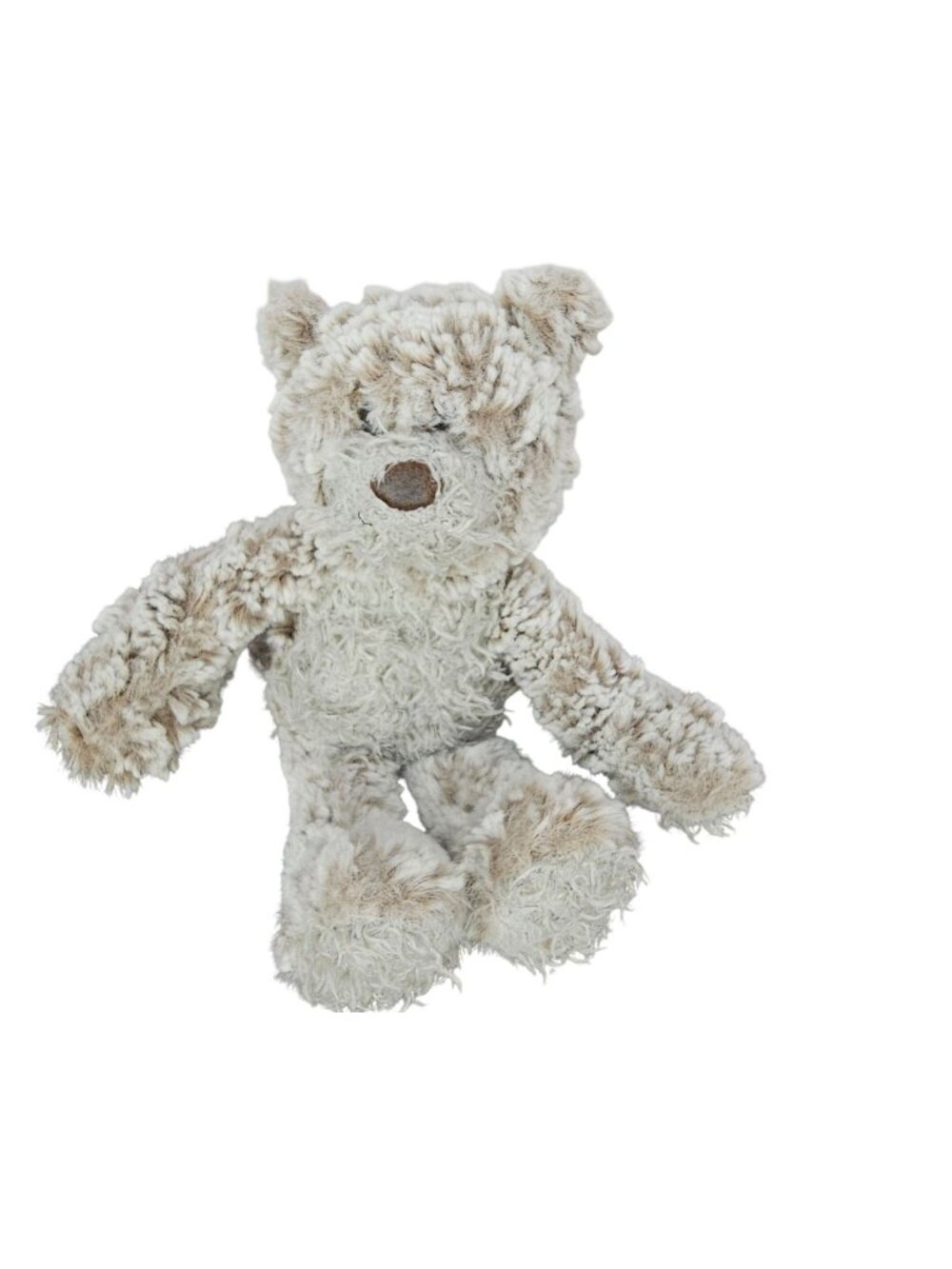 DEMDACO Friend Mini Giving Bear Brown 8.5" Plush Polyester Stuffed Animal